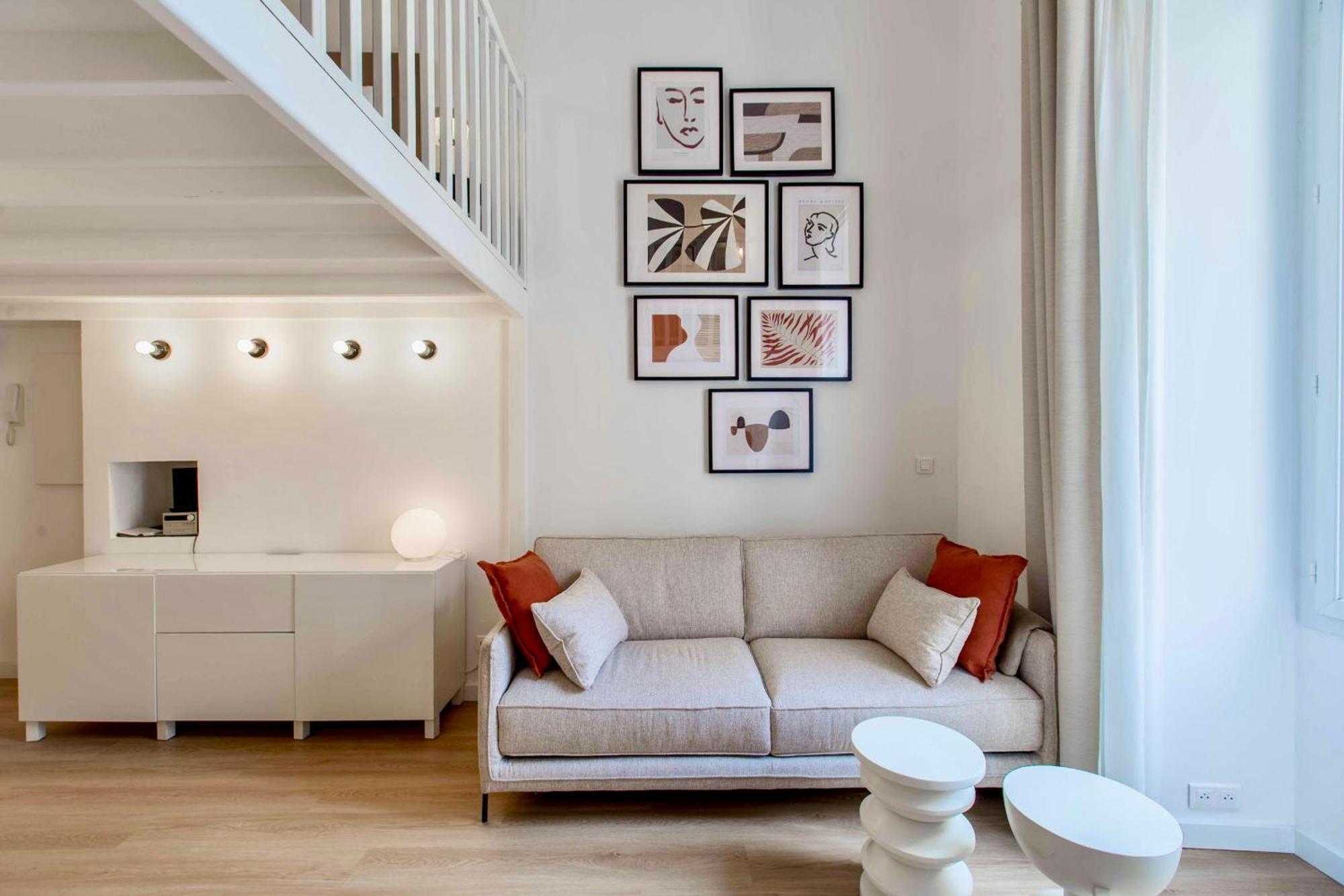Suede Promenade Duplex Apartment At 1 Min From The Sea 2 Bathrooms นีซ ภายนอก รูปภาพ