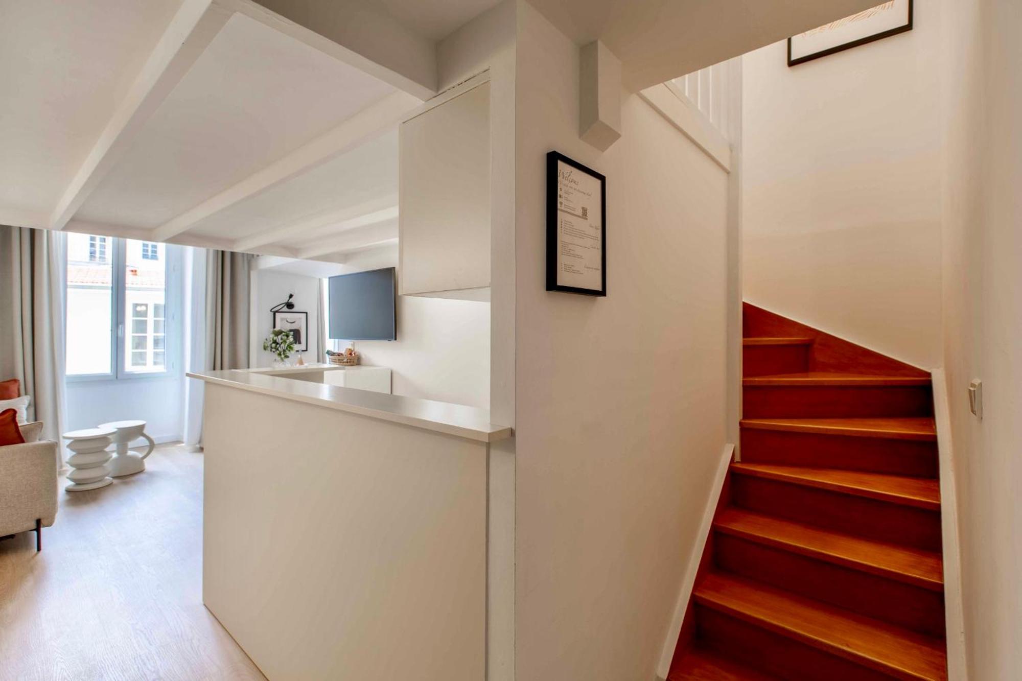 Suede Promenade Duplex Apartment At 1 Min From The Sea 2 Bathrooms นีซ ภายนอก รูปภาพ